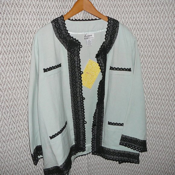 Linen Blazer 3/4 Sleeve Plus size 3X NWT - Picture 1 of 8